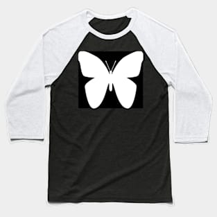 Butterfly shape Baseball T-Shirt